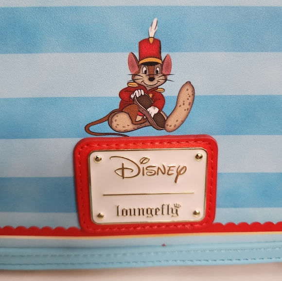 Loungefly Dumbo Storybook Convertible Backpack and Crossbody Bag - Picture 7 of 15